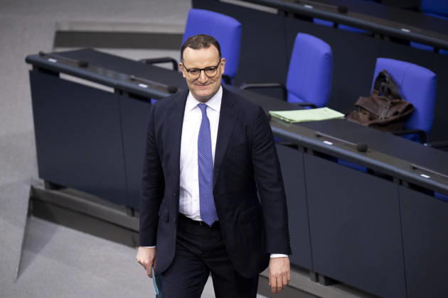 Jens Spahn - Bundestag DEU, Deutschland, Germany, Berlin, 26.11.2025 Jens Spahn , Fraktionsvorsitzender der CDU waehrend der Debatte zum Haushalt im Plenum , 43. Sitzung der 21. Legislaturperiode im Plenarsaal Deutscher Bundestag in Berlin Deutschland . Die Debatten ueber den Etat des Kanzleramts werden traditionell zur Generalaussprache ueber die Politik der Bundesregierung genutzt en: Jens Spahn, parliamentary group leader of the CDU during the budget , 43rd session of the 21st legislative period in the plenary hall of the German Bundestag in Berlin Germany . The debates about the Chancellor s Office budget are traditionally used as a general discussion about the policies of the Federal Government .