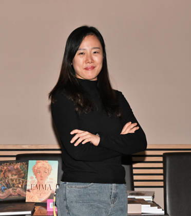 Milan, Italy ReNoir Comics Gaijin the publishing house of the Yellow Kid Award Best Comic 2025 at Lucca Comics and Games with institutional meeting and presentation of JIMMY Korean author In the photo: Ban Hye Young South Korean actress  Copyright: xNickxZonnax xipa-agency.netx xNickxZonnax IPA_Agency_IPA68608046