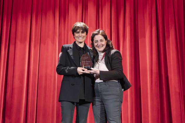 MILAN - Beltrade Cinema, Amnesty International Italy s 2025 Arts and Human Rights Award ceremony will be held in honor of actress Valeria Solarino for her commitment to numerous human rights issues. She is pictured with Alba Bonetti, President of Amnesty International Italy.  Copyright: xGiuliaxSciaccax xipa-agency.netx xGiuliaxSciaccax IPA_Agency_IPA68634972