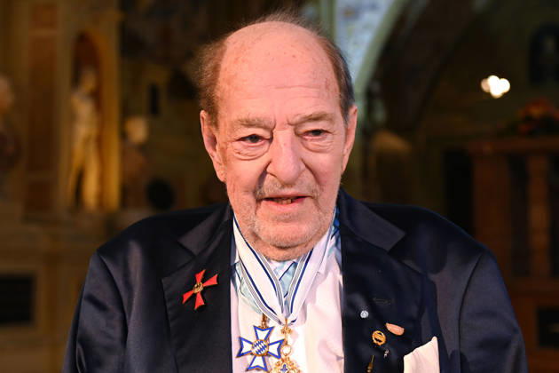 Ralph SIEGEL (Komponist), Einzelbild,angeschnittenes Einzelmotiv,Portrait,Portraet. Verleihung Bayerischer Maximiliansorden am 03.12.2025 im Antiquariat der Residenz in Muenchen.