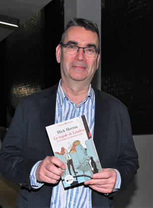 Milan, Italy Mick Herron receives the Raymond Chandler Award at the Noir in Festival with a masterclass at IULM. In the photo: Mick Herron  Copyright: xNickxZonnax xipa-agency.netx xNickxZonnax IPA_Agency_IPA68737790