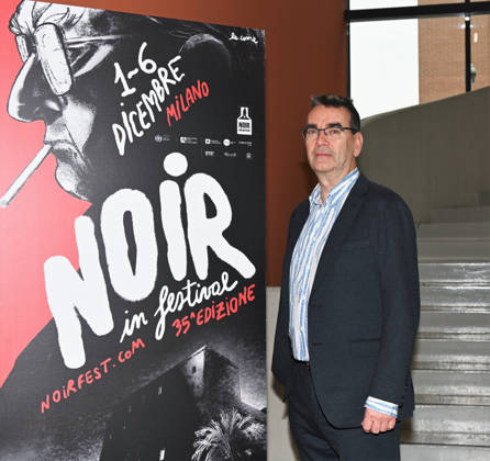 Milan, Italy Mick Herron receives the Raymond Chandler Award at the Noir in Festival with a masterclass at IULM. In the photo: Mick Herron  Copyright: xNickxZonnax xipa-agency.netx xNickxZonnax IPA_Agency_IPA68737830