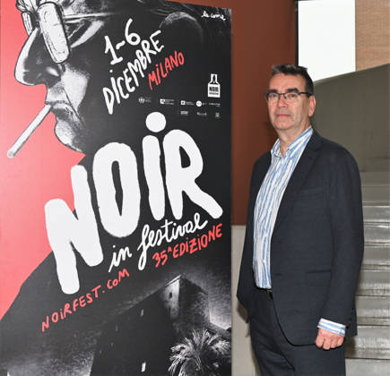 Milan, Italy Mick Herron receives the Raymond Chandler Award at the Noir in Festival with a masterclass at IULM. In the photo: Mick Herron  Copyright: xNickxZonnax xipa-agency.netx xNickxZonnax IPA_Agency_IPA68737831
