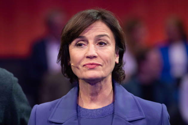 Sandra MAISCHBERGER, Moderatorin, Portraet, Porträt, Portrait, Angeschnittenes Einzelbild, Einzelmotiv, Hanns-Joachim-Friedrichs-Preis 2025, Verleihung am 04.12.2025, in Koeln.