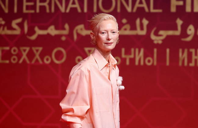 Tilda Swinton Tapis rouge dans le cadre de la 22ème édition du Festival International du Film de Marrakech le 4 Decembre 2025 Dominique Jacovides Bestimage Photocall during the 22nd edition of the Marrakech International Film Festival on december 4th 2025 Marrakeh Morocco  Copyright: xDOMINIQUExJACOVIDESx xBESTIMAGExDOMINIQUExJACOVIDESx xBESTIMAGEx
