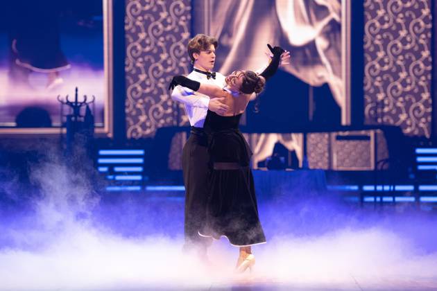 Lets DanceLive - Die Tour 2025 Taliso Engel und Patricija Ionel bei der Lets Dance Live Tour am 04.12.2025 in der SAP Arena Mannheim. Mannheim SAP Arena Baden-Württemberg