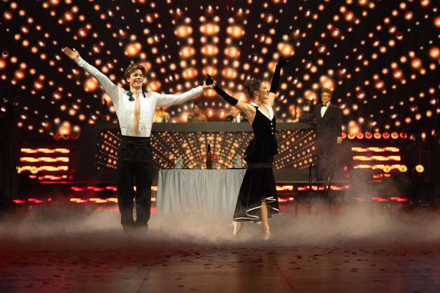 Lets DanceLive - Die Tour 2025 Taliso Engel und Patricija Ionel bei der Lets Dance Live Tour am 04.12.2025 in der SAP Arena Mannheim. Mannheim SAP Arena Baden-Württemberg