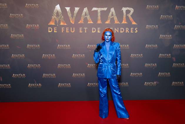 Avatar: Fire And Ash European Premiere Guest and VIP - Paris AJ French drag performer Elie Mechain aka Elips attends the Avatar: Fire And Ash European Premiere on December 5, 2025 at the Seine Musicale in Boulogne-Billancourt, near Paris, France. Photo by Alexis Jumeau ABACAPRESS.COM Paris France  Copyright: xJumeauxAlexis ABACAx