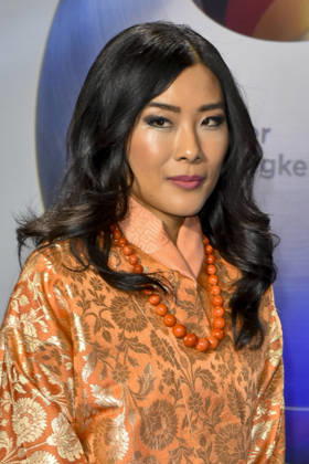 ABBduesseldorf: H.R.H. Princess Dechan Yangzom Wangchuck is the daughter of the fourth King of Bhutan Jigme Singye Wangchuck zu Gast auf dem blauen Teppich bei der 18.Verleihung Deutscher Nachhaltigkeitspreis 2025 im Maritim Hotel am 05.12.2025 NRW Deutschland