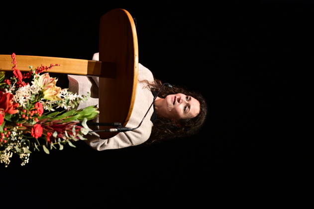 Sachsens Justizministerin Constanze Geier (CDU) bei der Feierstunde zur Verleihung des Meridian des Ehrenamtes im Gerhart-Hauptmann-Theater Görlitz. Görlitz, 05.12.2025 Copyright: xMatthiasxWehnertx