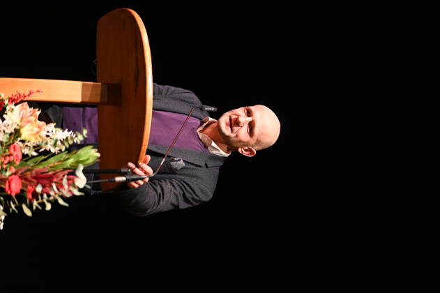 Stephan Meyer bei der Feierstunde zur Verleihung des Meridian des Ehrenamtes im Gerhart-Hauptmann-Theater Görlitz. Görlitz, 05.12.2025 Copyright: xMatthiasxWehnertx