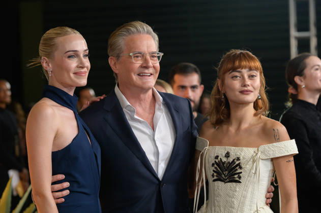 Fallout Premiere - Los Angeles, USA LOS ANGELES, USA. December 08, 2025: Annabel O Hagan, Kyle MacLachlan & Ella Purnell at the season 2 premiere of Fallout at the Academy Museum. Los Angeles CA USA Copyright: xPaulxSmith Featureflashx