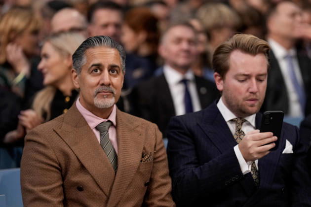 Nobels fredspris 2025 Oslo 20251210. Abid Raja ankommer Oslo Radhus for utdelingen av Nobels fredspris. Datteren til Nobels fredsprismottaker, Ana Corina Sosa, tar i mot prisen pa vegne av sin mor. Den venezuelanske opposisjonslederen Maria Corina Machado far prisen for sitt utrettelige arbeid for a sikre demokratiske rettigheter for folket i Venezuela, og for sin kamp for en rettferdig og fredelig overgang fra diktatur til folkestyre. Pa grunn av omstendighetene i hjemlandet Venezuela kunne ikke Nobels fredsprismottaker delta pa utdelingen i Norge. Foto: Ole Berg-Rusten NTB POOL Oslo Norge 6Kkl5A0srTs EDITORIAL USE ONLY Ref:_BNC6Kkl5A0srTs.jpg Copyright: xOlexBerg-Rustenx xNTBx