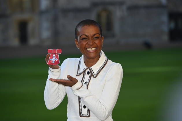 Investiture at Windsor Castle, UK, 10 December 2025 Windsor, UK, 10 December 2025: Adjoa Andoh awarded by Britain s Prince William, Prince of Wales at an investiture at Windsor Castle., Credit:Eddie Mulholland for The Telegraph Avalon UK, Windsor  Copyright: xEddiexMulhollandxforxThexTelegraphx xAvalonx 1058155640