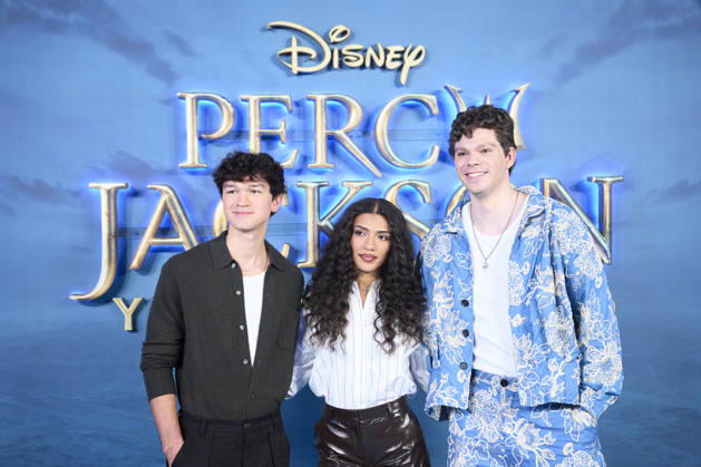 ˜Percy Jackson and the Olympians™ Madrid Premiere Charlie Bushnell, Dior Goodjohn, Daniel Diemer attends ˜Percy Jackson and the Olympians™ Premiere during a Fan Event at Calderon Theatre on December 13, 2025 in Madrid, Spain Madrid Calderon Theatre Madrid Spain  Copyright: x JACKxGx