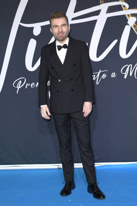 Claudio Guerrini attends at blu carpet of Il Vitti 2025 at Rome Convention Center La Nuvola in Rome.