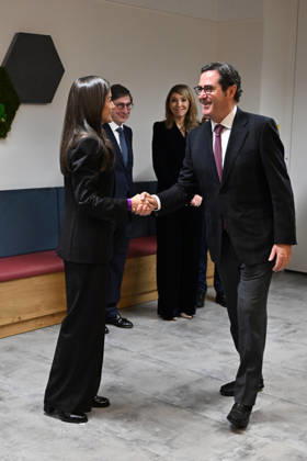 Queen Letizia chairs the meeting of the Board of Trustees of the FAD Youth Foundation Queen Letizia greets the president of the CEOE, Antonio Garamendi, upon her arrival at the meeting of the Board of Trustees of the FAD Youth Foundation , on December 16, 2025, in Madrid Spain Dona Letizia, Honorary President of the FAD Youth Foundation, chairs the meeting of the Board of Trustees of the institution, which will address the issue of digital security for youth QUEEN LETIZIA FAD YOUTH 16 DECEMBER 2025 José Madrid Madrid Spain Copyright: xJosà xOlivax 7172402