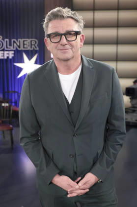 Hans Sigl bei der Aufzeichnung der WDR-Talkshow Kölner Treff im WDR Studio BS 3. Köln, 18.12.2025