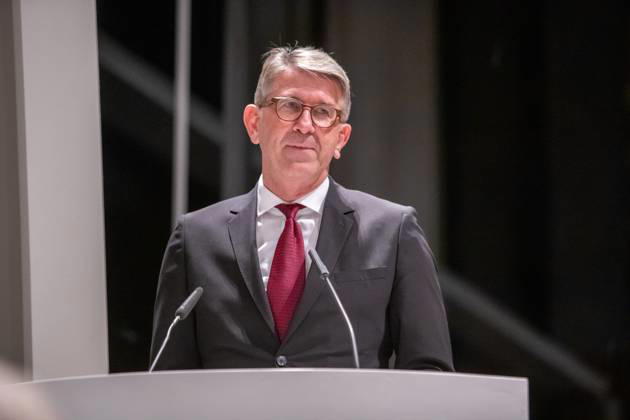 Dr. Wolfram Weimer (Beauftragter der Bundesregierung für Kultur und Medien der Bundesrepublik Deutschland) hielt im Rahmen der Eröffnungsfeier ein Grußwort. GER, Eröffnung der Galerie der Romantik, Pommersches Landesmuseum, Greifswald, Kultur, Kunst, Caspar David Friedrich, Romantik, CDF, BKM, WKM, Eröffnung, Museum