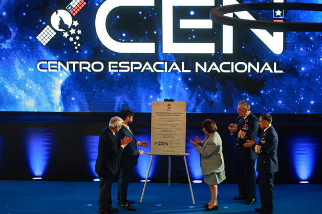 Santiago, December 22, 2025 President Gabriel Boric participates in the inauguration of the National Space Center located in the Cerrillos district Diego Martin Aton Chile, Aton 1113786 jpeg Copyright: DiegoxMartin