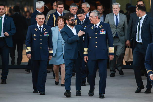Santiago, December 22, 2025 President Gabriel Boric participates in the inauguration of the National Space Center located in the Cerrillos district Diego Martin Aton Chile, Aton 1113787 jpeg Copyright: DiegoxMartin
