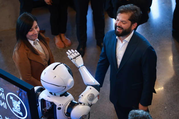 Santiago, December 22, 2025 President Gabriel Boric participates in the inauguration of the National Space Center located in Cerrillos Diego Martin Aton Chile, Aton 1113806 jpeg Copyright: DiegoxMartin