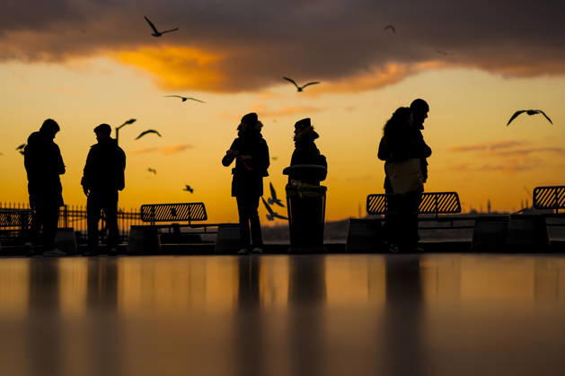 Sunset in Istanbul ISTANBUL, TURKIYE - DECEMBER 28: A view of the sunset at Kadikoy in Istanbul, Turkiye on December 28, 2025. Agit Erdi Ulukaya Anadolu Istanbul Turkey. Editorial use only. Please get in touch for any other usage.  Copyright: x2025xAnadoluxAgitxErdixUlukayax