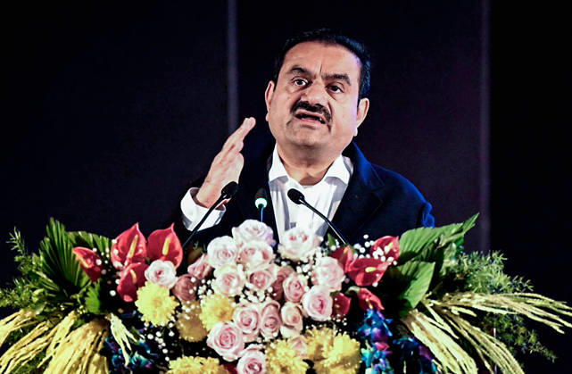 RECORD DATE NOT STATED Adani Group Chairman Gautam Adani speaks during the inauguration of the Sharadchandra Pawar Centre of Excellence Baramati Maharashtra , Dec 28 (ANI): Adani Group Chairman Gautam Adani speaks during the inauguration of the Sharadchandra Pawar Centre of Excellence in Artificial Intelligence at Vidya Pratishthan, in Baramati on Sunday. (@gautam_adani X ANI Photo) Baramati Maharashtra India Copyright: xANIx ANI_20251228205