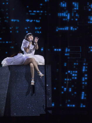 2016 Eurovision Song Contest Dress Rehearsal of the Grand Final STOCKHOLM, SWEDEN - MAY 13: Dami Im of Australia performs during the Second Dress Rehearsal of the Grand Final ahead of the 2016 Eurovision Song Contest in Stockholm, Sweden on May 13, 2016. Stockholms Lan Sweden. Editorial use only. Please get in touch for any other usage. Copyright: x2025xAnadoluxMehmetxKamanx