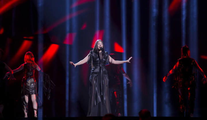 2016 Eurovision Song Contest Dress Rehearsal of the Grand Final STOCKHOLM, SWEDEN - MAY 13: Sanja Vucic of Serbia performs during the Second Dress Rehearsal of the Grand Final ahead of the 2016 Eurovision Song Contest in Stockholm, Sweden on May 13, 2016. Stockholms Lan Sweden. Editorial use only. Please get in touch for any other usage. Copyright: x2025xAnadoluxMehmetxKamanx