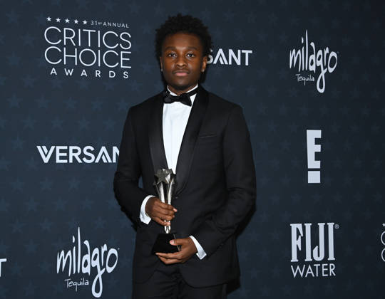 31st Annual Critics Choice Awards - Pressroom Miles Caton in the press room at the 31st Annual Critics Choice Awards held at Barker Hanger on January 4, 2026 in Santa Monica, Ca. Santa Monica Barker Hanger California USA Copyright: xTammiexArroyox xAFF-USA.comx