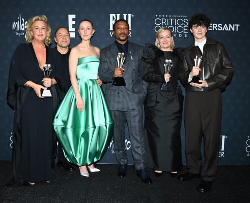 31st Annual Critics Choice Awards - Pressroom Hannah Walters, Stephen Graham, Erin Doherty, Ashley Walters, Christine Tremarco and Owen Cooper in the press room at the 31st Annual Critics Choice Awards held at Barker Hanger on January 4, 2026 in Santa Monica, Ca. Santa Monica Barker Hanger California USA Copyright: xTammiexArroyox xAFF-USA.comx