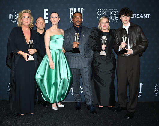 31st Annual Critics Choice Awards - Pressroom Hannah Walters, Stephen Graham, Erin Doherty, Ashley Walters, Christine Tremarco and Owen Cooper in the press room at the 31st Annual Critics Choice Awards held at Barker Hanger on January 4, 2026 in Santa Monica, Ca. Santa Monica Barker Hanger California USA Copyright: xTammiexArroyox xAFF-USA.comx