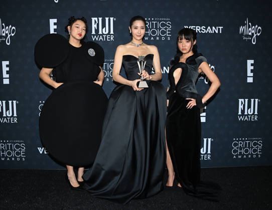 31st Annual Critics Choice Awards - Pressroom Audrey Nuna, EJAE and Rei Ami in the press room at the 31st Annual Critics Choice Awards held at Barker Hanger on January 4, 2026 in Santa Monica, Ca. Santa Monica Barker Hanger California USA Copyright: xTammiexArroyox xAFF-USA.comx