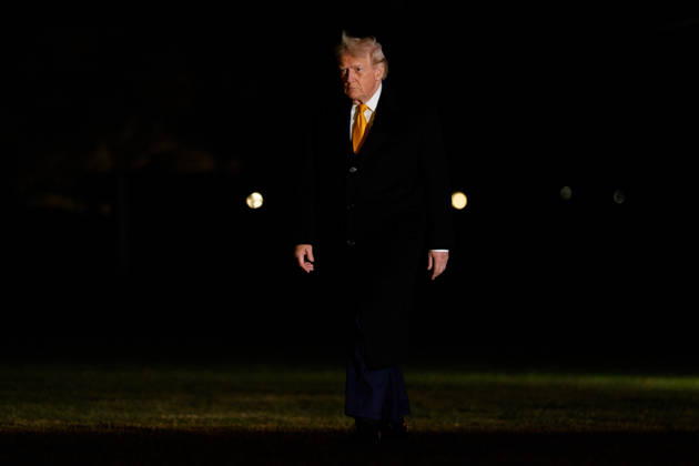 Donald Trump Returns to White House United States President Donald J Trump returns to the White House in Washington, DC, USA, on Sunday, January 4, 2026. Credit: Aaron Schwartz Pool via CNP Washington District of Columbia United States Copyright: xPool ABACAx
