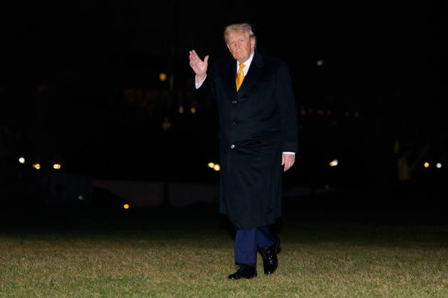 Donald Trump Returns to White House United States President Donald J Trump returns to the White House in Washington, DC, USA, on Sunday, January 4, 2026. Credit: Aaron Schwartz Pool via CNP Washington District of Columbia United States Copyright: xPool ABACAx