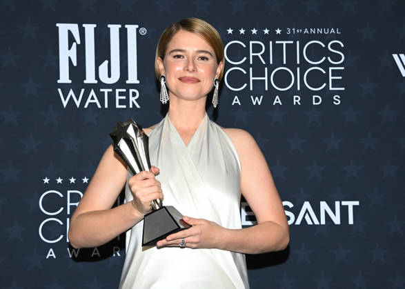 31st Annual Critics Choice Awards - Pressroom Jessie Buckley in the press room at the 31st Annual Critics Choice Awards held at Barker Hanger on January 4, 2026 in Santa Monica, Ca. Santa Monica Barker Hanger California USA Copyright: xTammiexArroyox xAFF-USA.comx