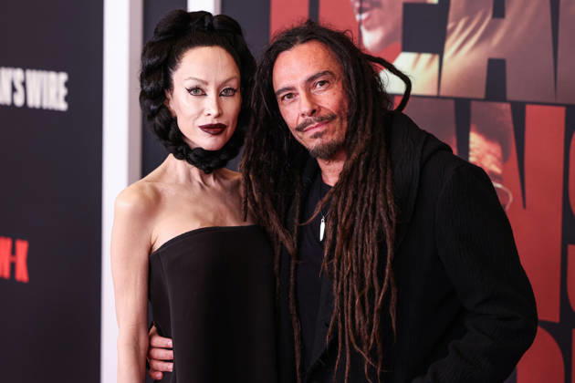 Los Angeles Premiere Of Row K Entertainment s Dead Man s Wire LOS ANGELES, CALIFORNIA, USA - JANUARY 07: Evis Xheneti Shaffer and husband James Shaffer of American nu metal band Korn arrive at the Los Angeles Premiere Of Row K Entertainment s Dead Man s Wire held at AMC The Grove 14 on January 7, 2026 in Los Angeles, California, United States., Credit:Xavier Collin Avalon United States, California, Los Angeles, AMC The Grove 14 Copyright: xXavierxCollinx xAvalonx 1064229857