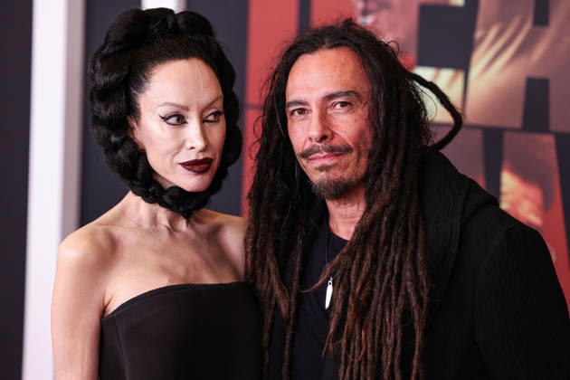 Los Angeles Premiere Of Row K Entertainment s Dead Man s Wire LOS ANGELES, CALIFORNIA, USA - JANUARY 07: Evis Xheneti Shaffer and husband James Shaffer of American nu metal band Korn arrive at the Los Angeles Premiere Of Row K Entertainment s Dead Man s Wire held at AMC The Grove 14 on January 7, 2026 in Los Angeles, California, United States., Credit:Xavier Collin Avalon United States, California, Los Angeles, AMC The Grove 14 Copyright: xXavierxCollinx xAvalonx 1064229885
