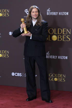 January 11, 2026, Beverly Hills, California, USA: Ludwig Goransson in the press room during the 83rd Annual Golden Globe Awards on Sunday, January 11, 2026, at the Beverly Hilton in Beverly Hills, California. ARIANA RUIZ BNS PI Beverly Hills USA - ZUMAp124 20260111_zaa_p124_354 Copyright: xArianaxRuizx