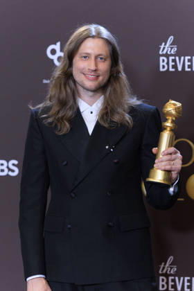 January 11, 2026, Beverly Hills, California, USA: Ludwig Goransson in the press room during the 83rd Annual Golden Globe Awards on Sunday, January 11, 2026, at the Beverly Hilton in Beverly Hills, California. ARIANA RUIZ BNS PI Beverly Hills USA - ZUMAp124 20260111_zaa_p124_358 Copyright: xArianaxRuizx