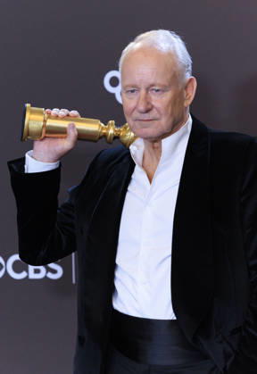 January 11, 2026, Beverly Hills, California, USA: Stellan Skarsgard in the press room during the 83rd Annual Golden Globe Awards on Sunday, January 11, 2026, at the Beverly Hilton in Beverly Hills, California. ARIANA RUIZ BNS PI Beverly Hills USA - ZUMAp124 20260111_zaa_p124_359 Copyright: xArianaxRuizx