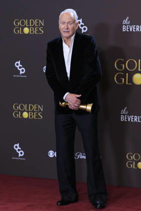 January 11, 2026, Beverly Hills, California, USA: Stellan Skarsgard in the press room during the 83rd Annual Golden Globe Awards on Sunday, January 11, 2026, at the Beverly Hilton in Beverly Hills, California. ARIANA RUIZ BNS PI Beverly Hills USA - ZUMAp124 20260111_zaa_p124_363 Copyright: xArianaxRuizx