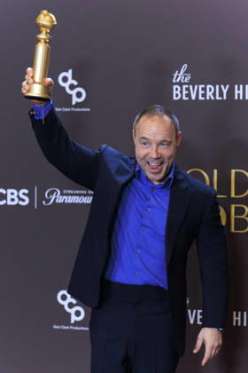 January 11, 2026, Beverly Hills, California, USA: Stephen Graham in the press room during the 83rd Annual Golden Globe Awards on Sunday, January 11, 2026, at the Beverly Hilton in Beverly Hills, California. ARIANA RUIZ BNS PI Beverly Hills USA - ZUMAp124 20260111_zaa_p124_369 Copyright: xArianaxRuizx