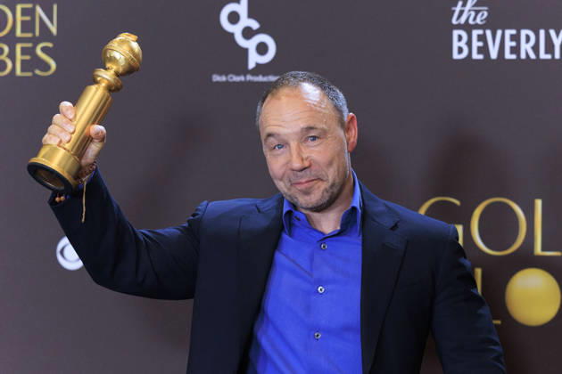 January 11, 2026, Beverly Hills, California, USA: Stephen Graham in the press room during the 83rd Annual Golden Globe Awards on Sunday, January 11, 2026, at the Beverly Hilton in Beverly Hills, California. ARIANA RUIZ BNS PI Beverly Hills USA - ZUMAp124 20260111_zaa_p124_371 Copyright: xArianaxRuizx