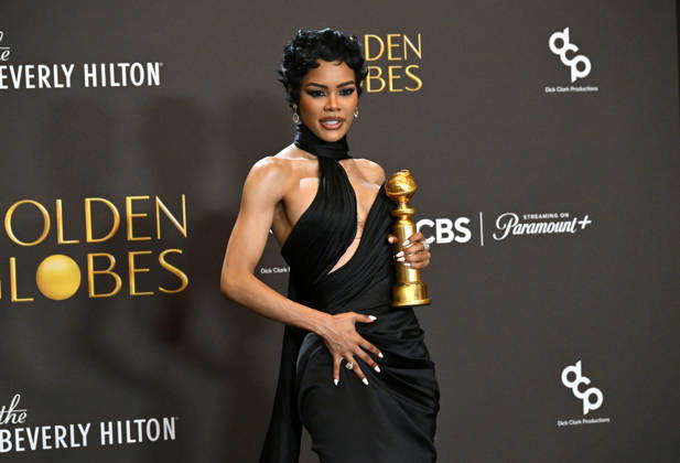 83rd Annual Golden Globes - Press Room Teyana Taylor in the press room at the 83rd Golden Globe Awards at the Beverly Hilton Hotel on January 11, 2025 in Beverly Hills, CA. Beverly Hills Beverly Hilton Hotel California USA Copyright: xLISAxOConnor AFF-USA.comx