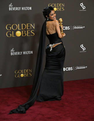 83rd Annual Golden Globes - Press Room Teyana Taylor in the press room at the 83rd Golden Globe Awards at the Beverly Hilton Hotel on January 11, 2025 in Beverly Hills, CA. Beverly Hills Beverly Hilton Hotel California USA Copyright: xLISAxOConnor AFF-USA.comx