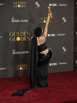 83rd Annual Golden Globes - Press Room Teyana Taylor in the press room at the 83rd Golden Globe Awards at the Beverly Hilton Hotel on January 11, 2025 in Beverly Hills, CA. Beverly Hills Beverly Hilton Hotel California USA Copyright: xLISAxOConnor AFF-USA.comx