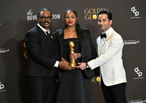 83rd Annual Golden Globes - Press Room Ryan Coogler, Zinzi Coogler and Sev Ohanian in the press room at the 83rd Golden Globe Awards at the Beverly Hilton Hotel on January 11, 2025 in Beverly Hills, CA. Beverly Hills Beverly Hilton Hotel California USA Copyright: xLISAxOConnor AFF-USA.comx