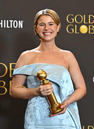 83rd Annual Golden Globes - Press Room Jessie Buckley in the press room at the 83rd Golden Globe Awards at the Beverly Hilton Hotel on January 11, 2025 in Beverly Hills, CA. Beverly Hills Beverly Hilton Hotel California USA Copyright: xLISAxOConnor AFF-USA.comx